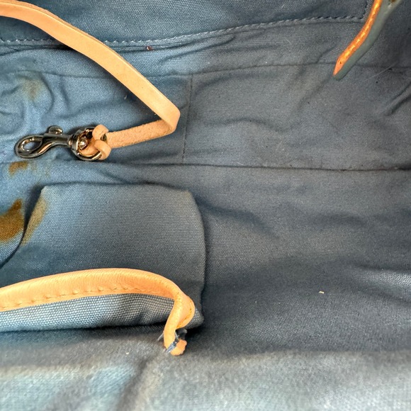 Dooney & Bourke Y2K Small Buckle Satchel Monogram Leather Bag Satchel Rainbow - Picture 10 of 14